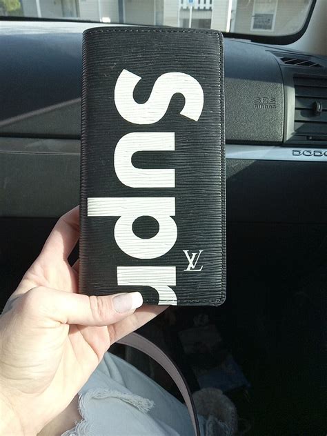 louis vuitton supreme wallet ebay|Louis Vuitton supreme raincoat.